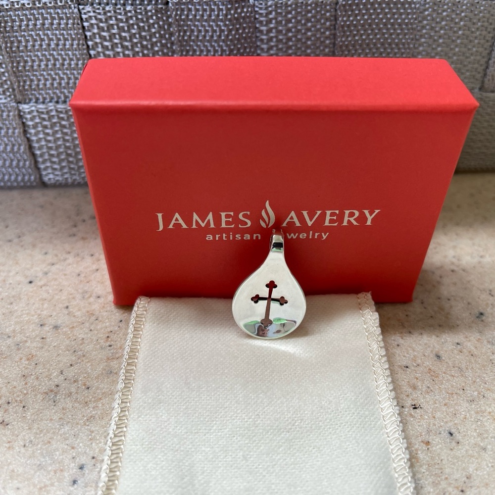 James Avery - Tear Drop Cross Pendant